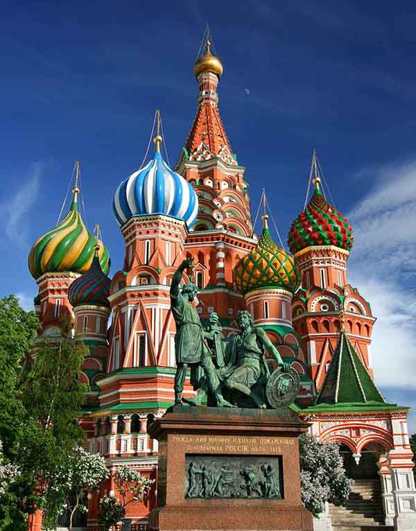 Saint Basil’s Cathedral in Russia